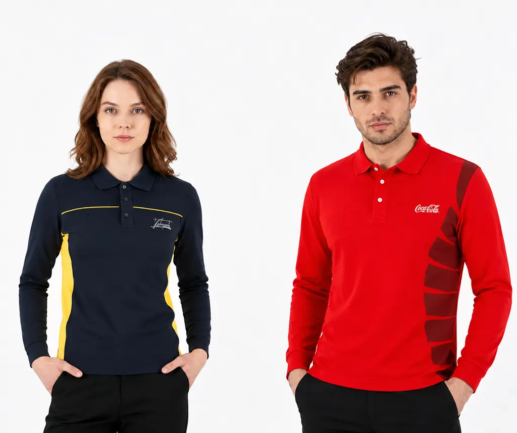 Polo Yaka İş Sweathirt